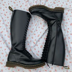 Knee high black Dr. Martens